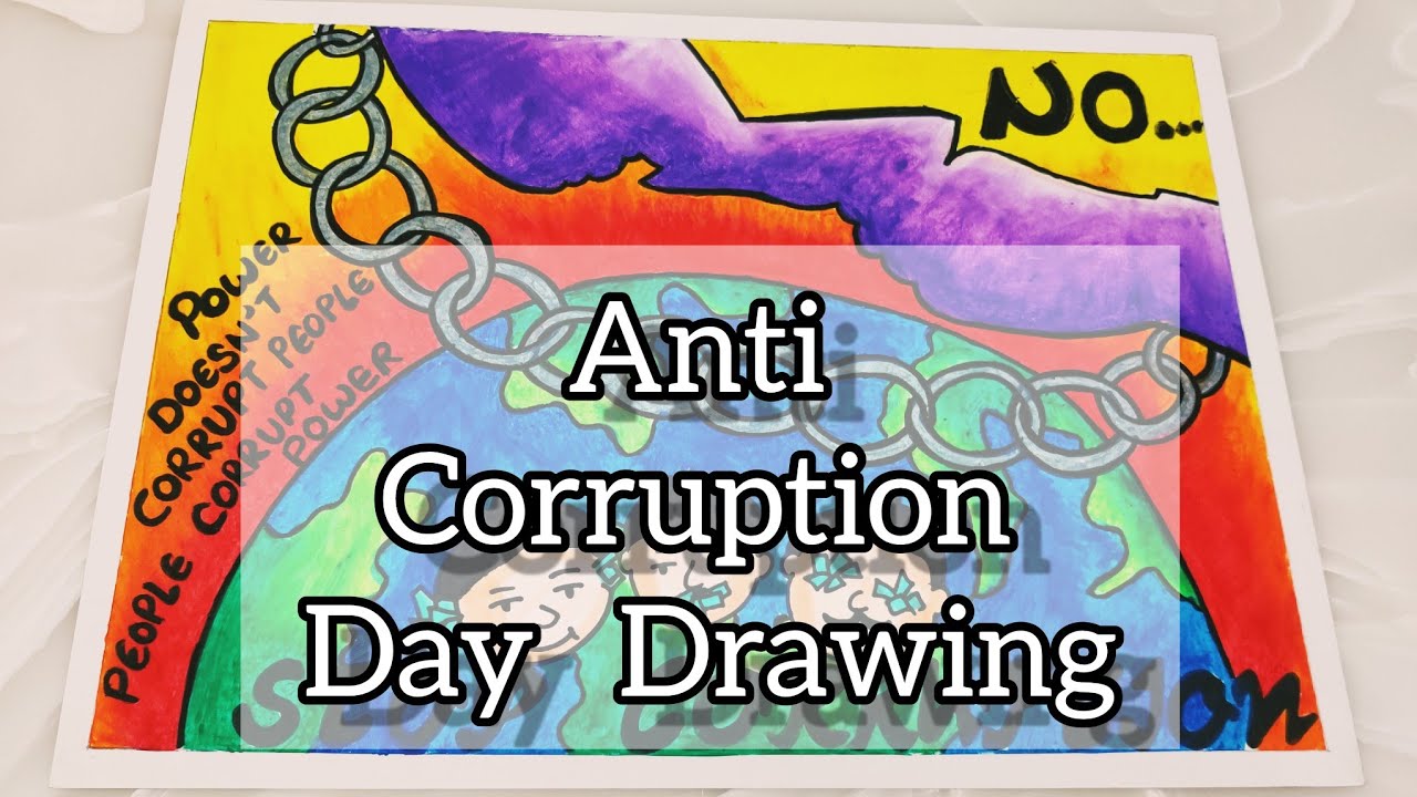 Vigilance Awareness Week Drawing/Anti Corruption Day Drawing/Vigilance Awareness Poster Drawing