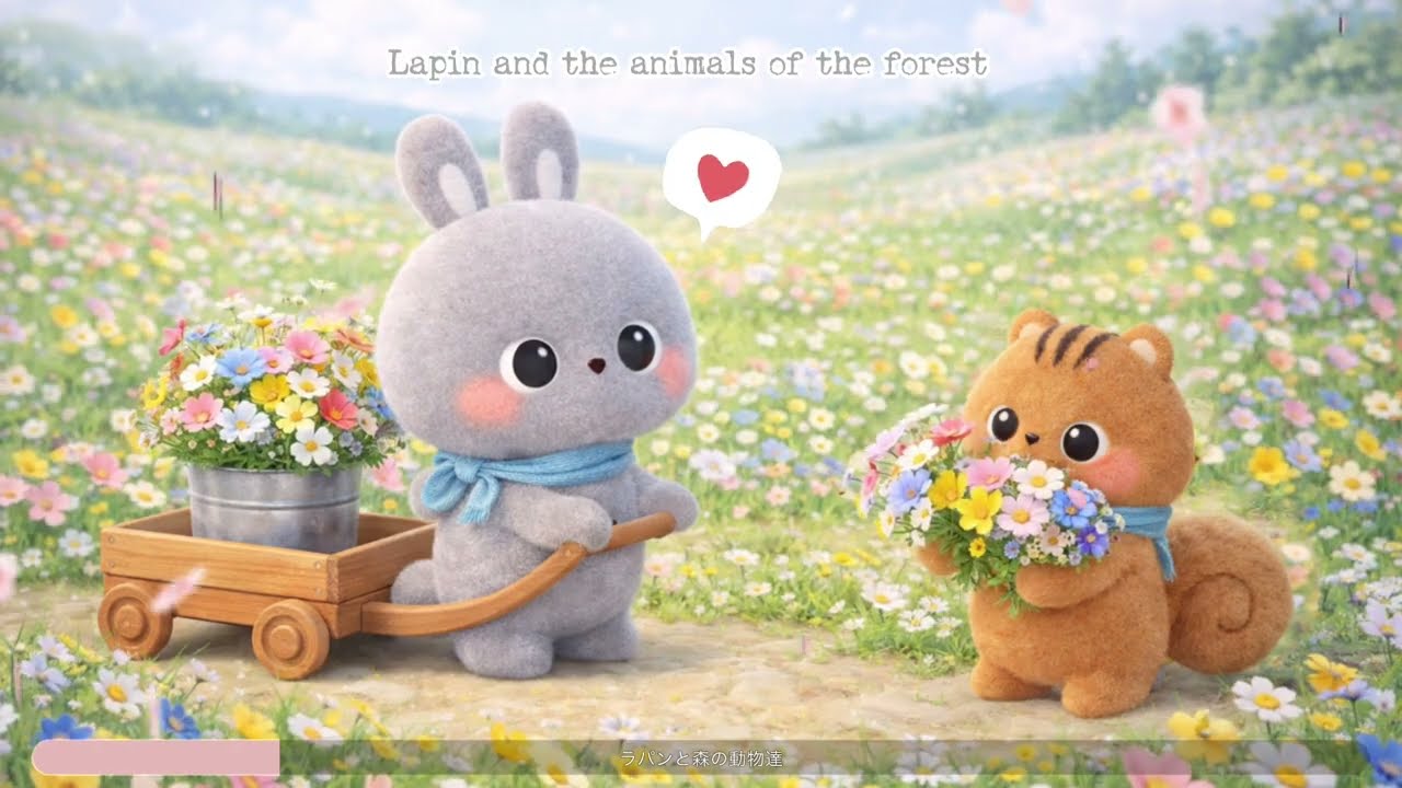 やさしい春のピアノ｜花畑で作業・勉強がはかどるBGM【30分】｜Soft Spring Jazz for Study & Work
