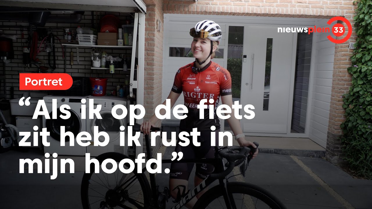 Lotte Bouman (16) uit Amersfoort leeft voor het wielrennen