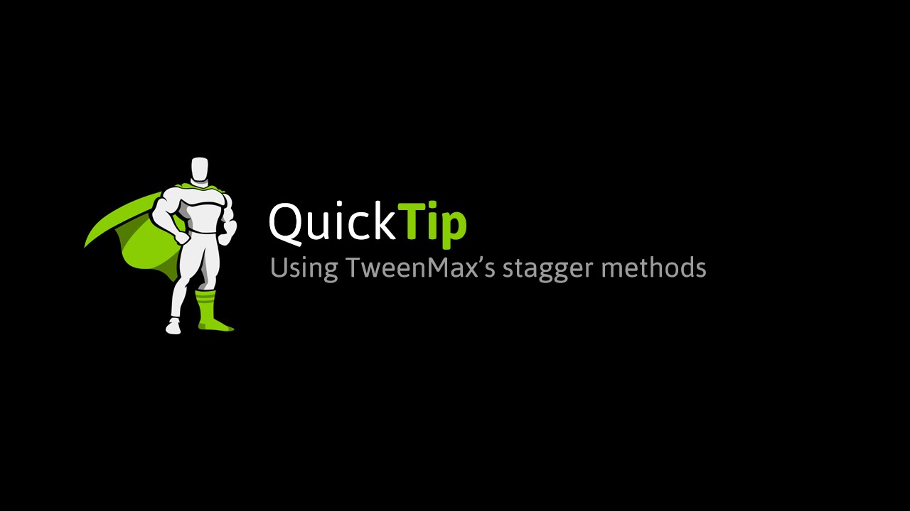 QuickTip: Staggered Animations with GSAP's TweenMax