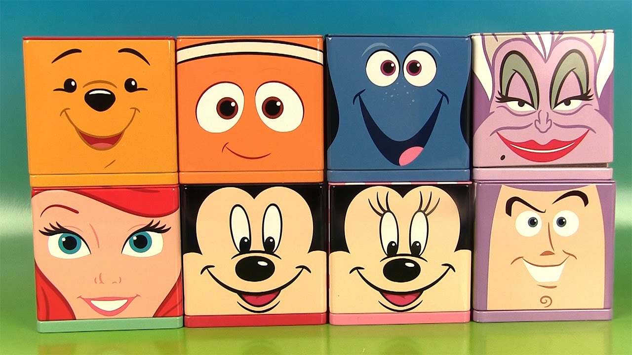 Cubeez Oeufs Surprise Monde de Dory Mashems Princesses Disney Mickey Mouse
