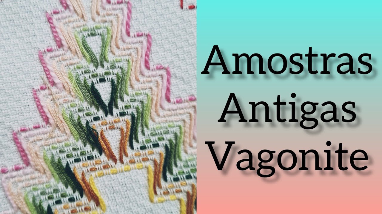 Amostras de vagonite e ponto ilhós - Do fundo do baú  
