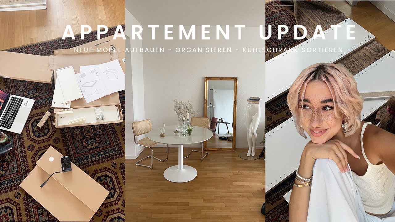Apartment Updates die 100ste// neue Möbel selber aufbauen & alles organisieren...