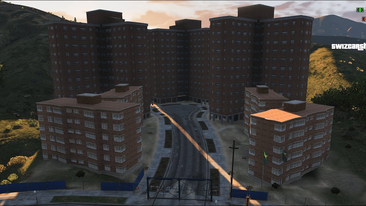 FiveM / GTA 5 Mirror Park Custom Hood MLO (oblock Chicago type hood)