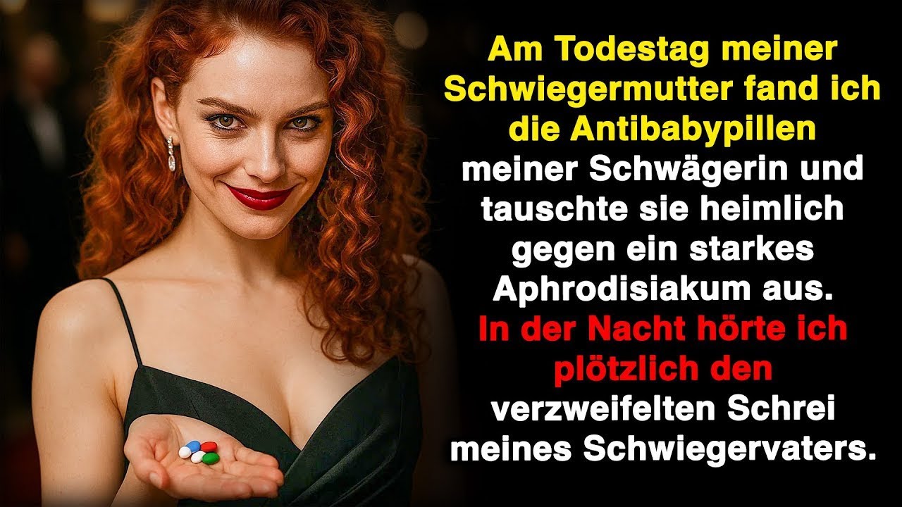 Am Todestag meiner Schwiegermutter fand ich die Pillen meiner Schwägerin – in der Nacht ein Schrei…