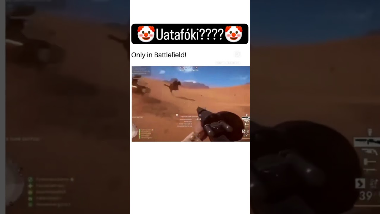 Bf1 tu s&oacute; v&ecirc; isso aqui! 🤣 #bf1 #memes  #fyn #games #gaming #nekonation