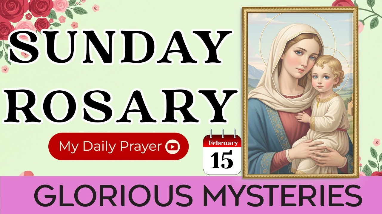 TODAY HOLY ROSARY: GLORIOUS  MYSTERIES💙ROSARY SUNDAY🌹FEBRUARY 15, 2026 | WALKING WITH JESUS