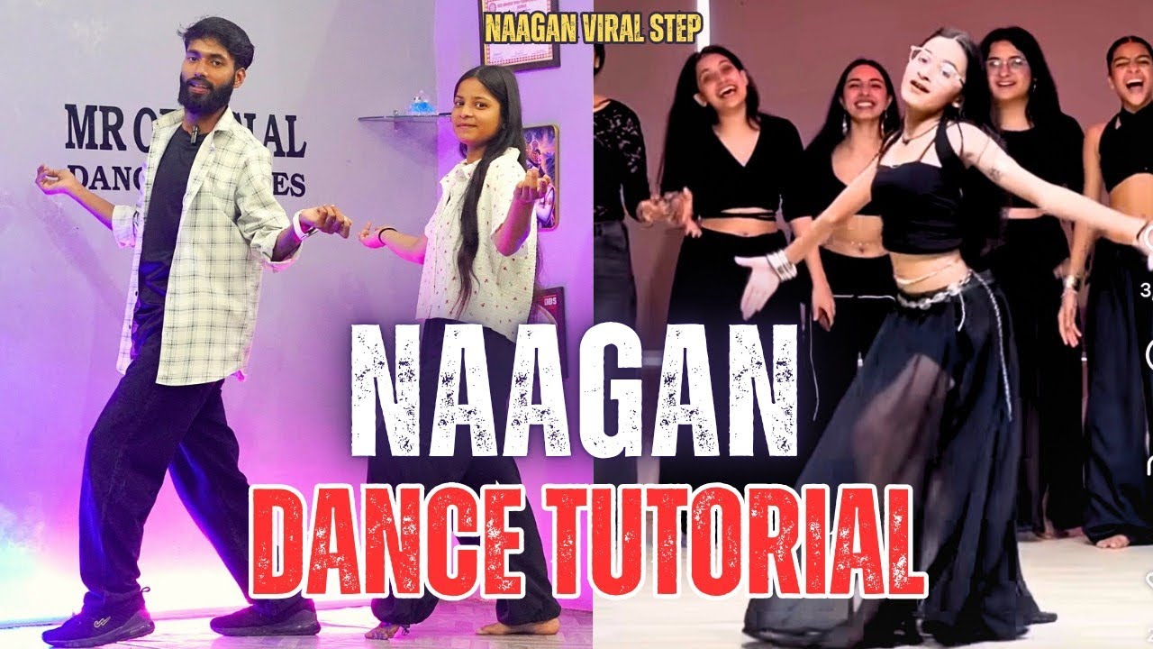 Naagan Song Viral Hook Step Dance Tutorial | Easy Naagan Dance Steps | Manish Kumar