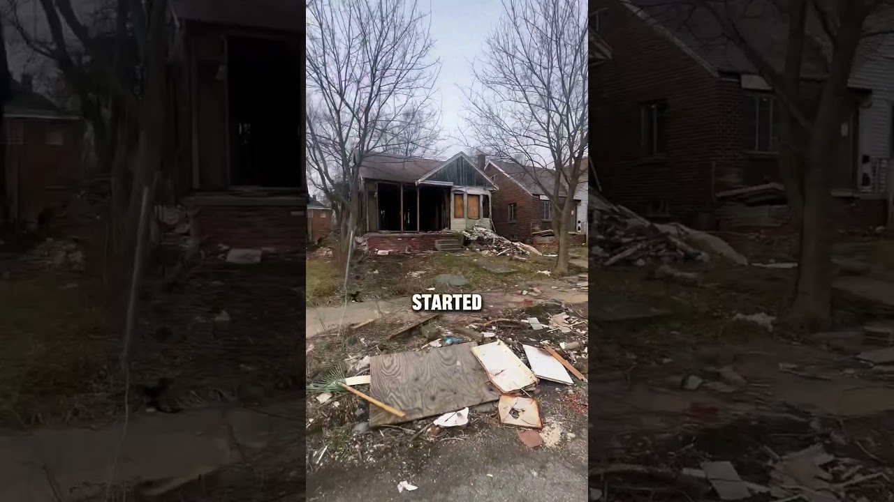 Ремонт заброшенного дома за 100 000 долларов. #Шорты