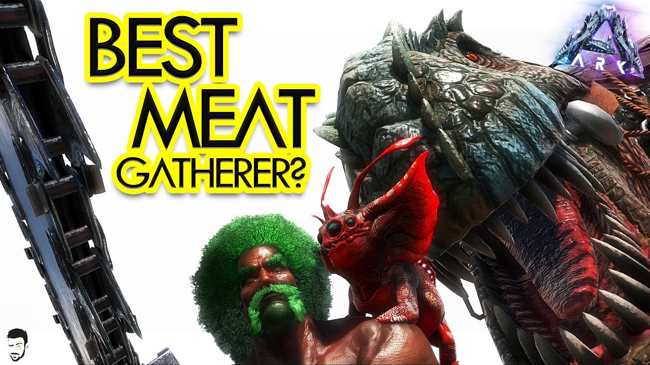 What Gathers Meat Best? Testing the Best Recommended Harvesters in ARK Survival Evolved