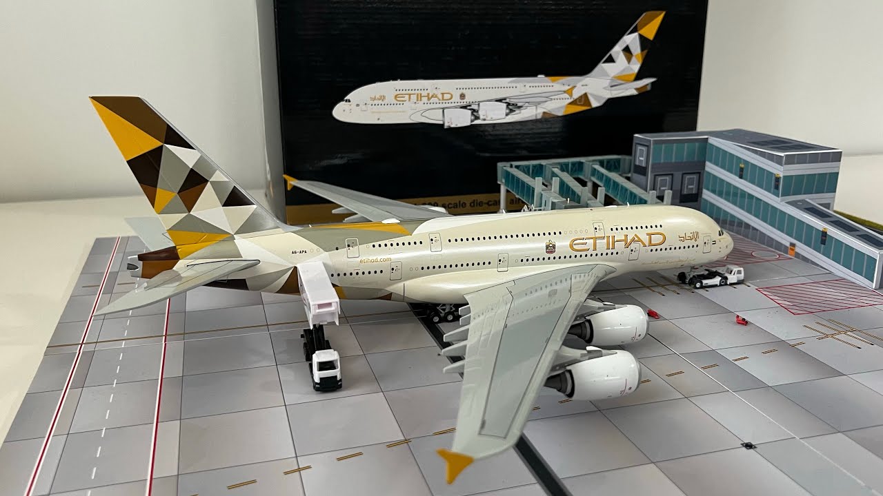 Etihad A380, 1:200 Diecast model | Unboxing | Gemini Jets 1:200