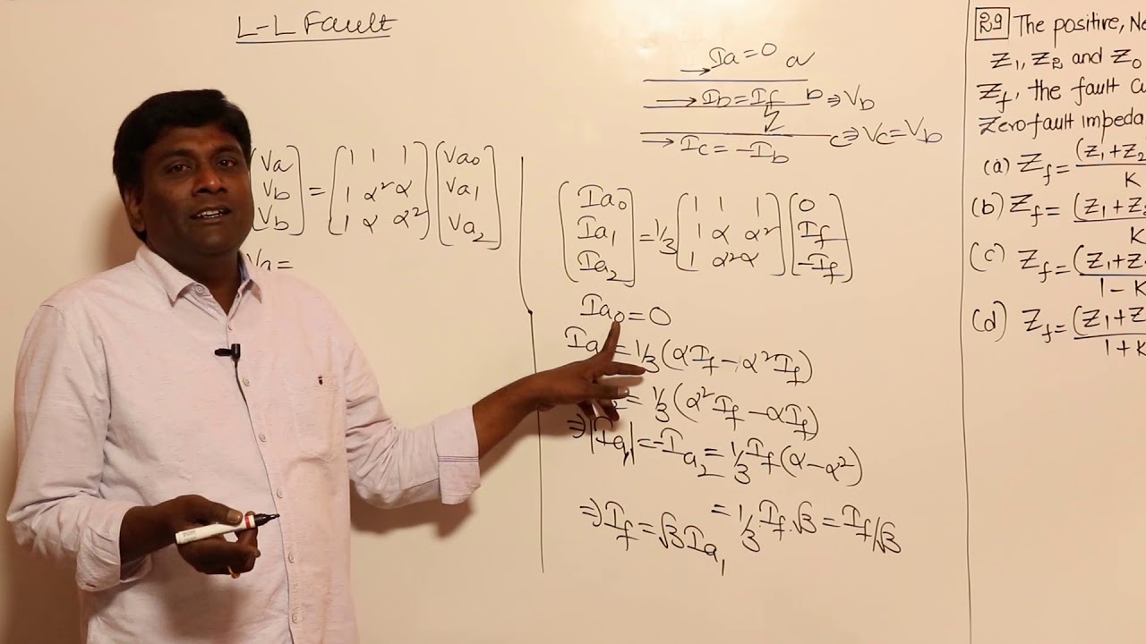 LL (Line to Line) Fault Analysis of Power Systems | Concept & Problem Set | KN Rao for GATE/ESE |