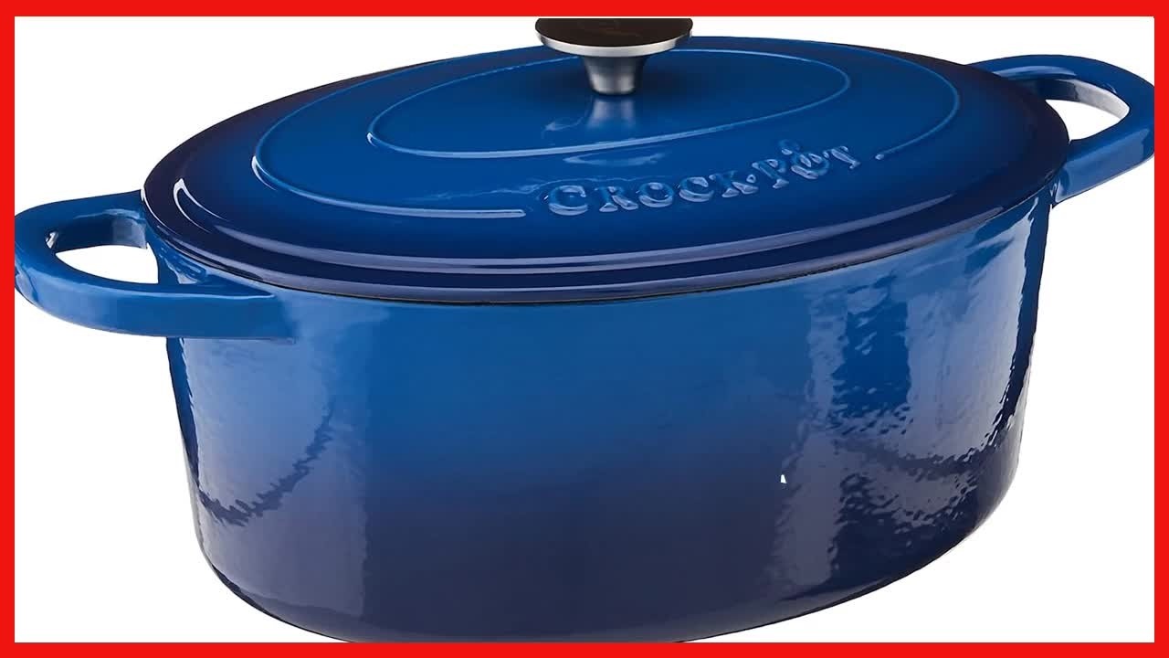 Crock Pot Artisan Oval Enameled Cast Iron Dutch Oven Review Durable, Versatile, and Affordable