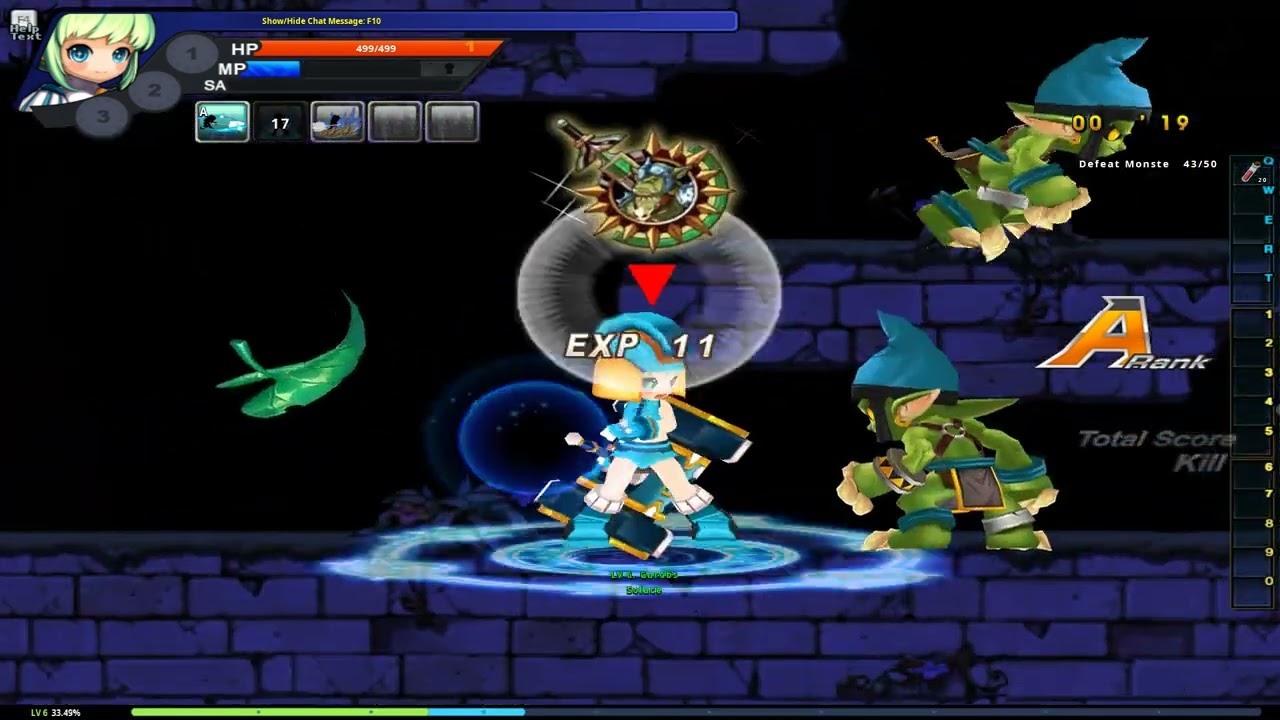 Grand Chase Classic Walkthrough #2 Lime (Serdin - Trial Tower)