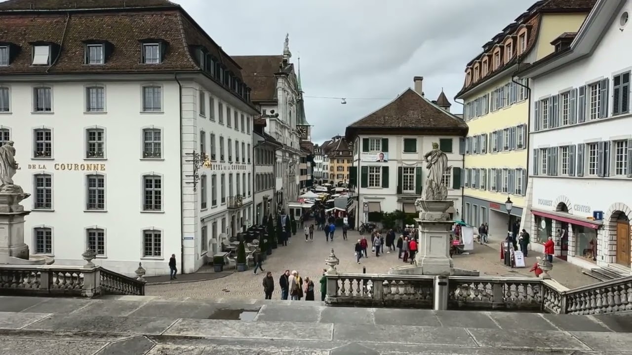 Stadt Solothurn Soledurn Kanton Solothurn Schweiz 2024 Schönste Barockstadt der Schweiz 