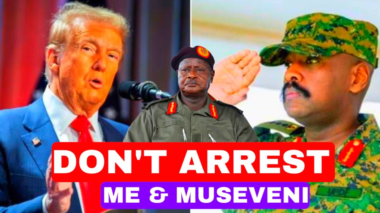 Muhoozi Block TRUMP and ICC From Arresting Museveni Apologize Abruptly Bobi wine Celebrate 