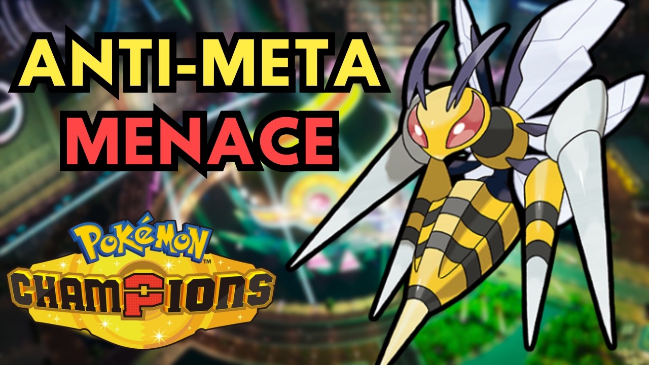 Мега-Бидрилл устроен иначе в Pok&eacute;mon Champions.