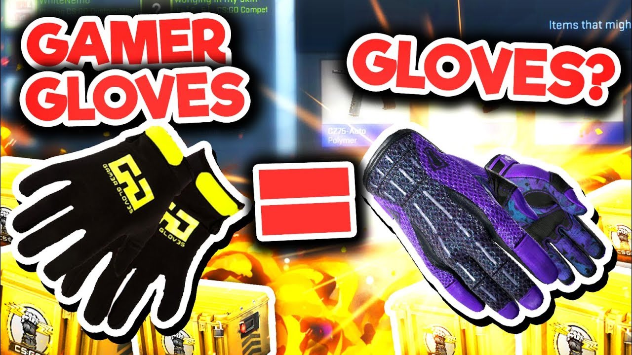 DO GAMER GLOVES = GLOVES? (CS GO Case Unboxing)