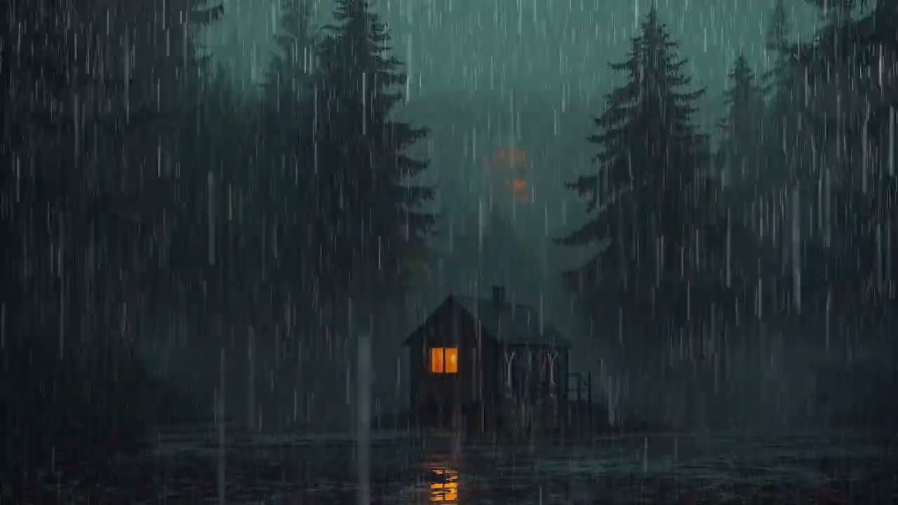 Heavy Rainstorm ASMR for Deep Focus and Restful Sleep | Relaxing Rain Noise for Stress Relief