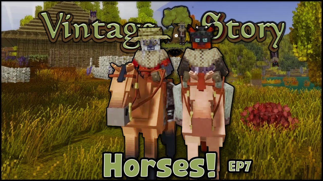 Horses! Sam and Kudamas -Part 7- Vintage Story 1.20.11 Modded