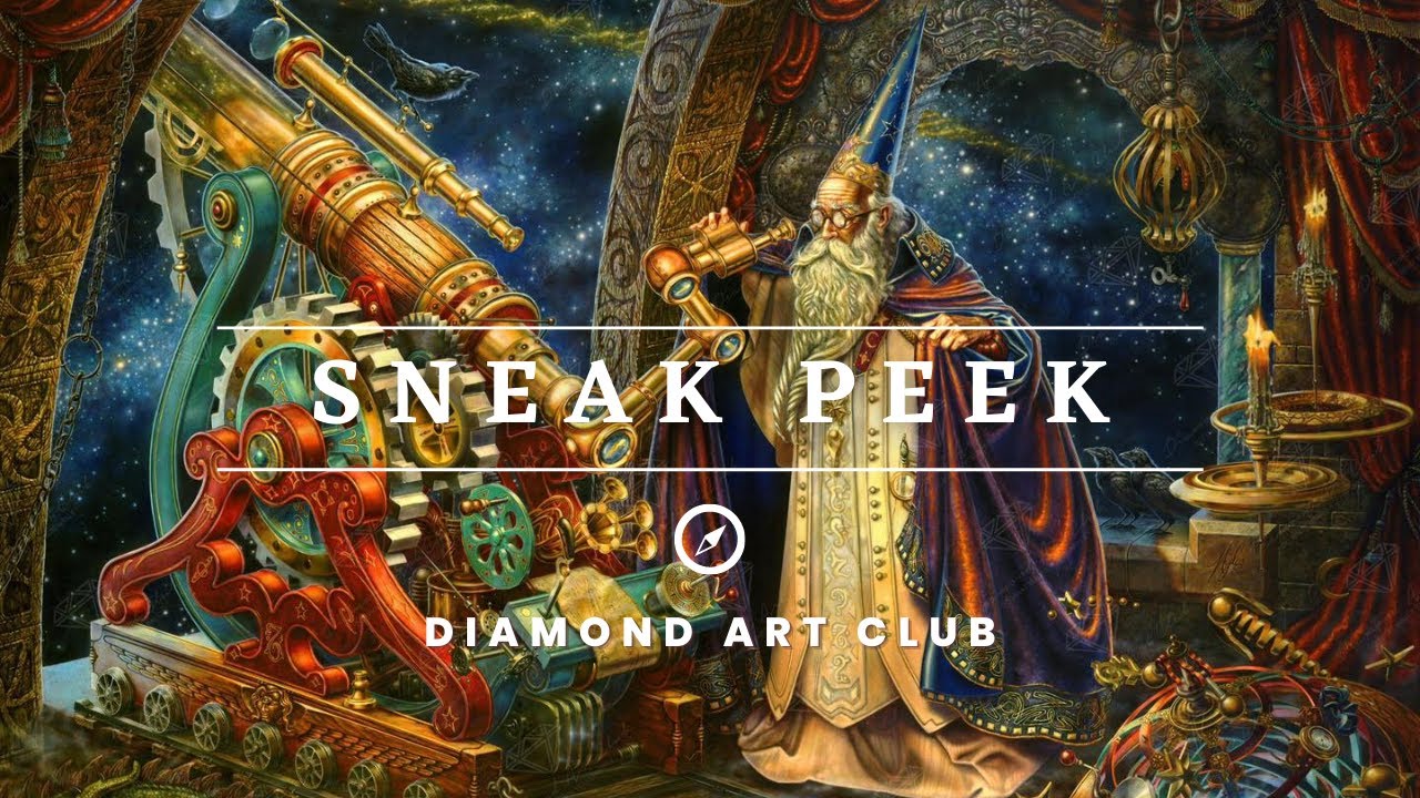 Sneak Peek! Astronomer by Myles Pinkney and Diamond Art Club
