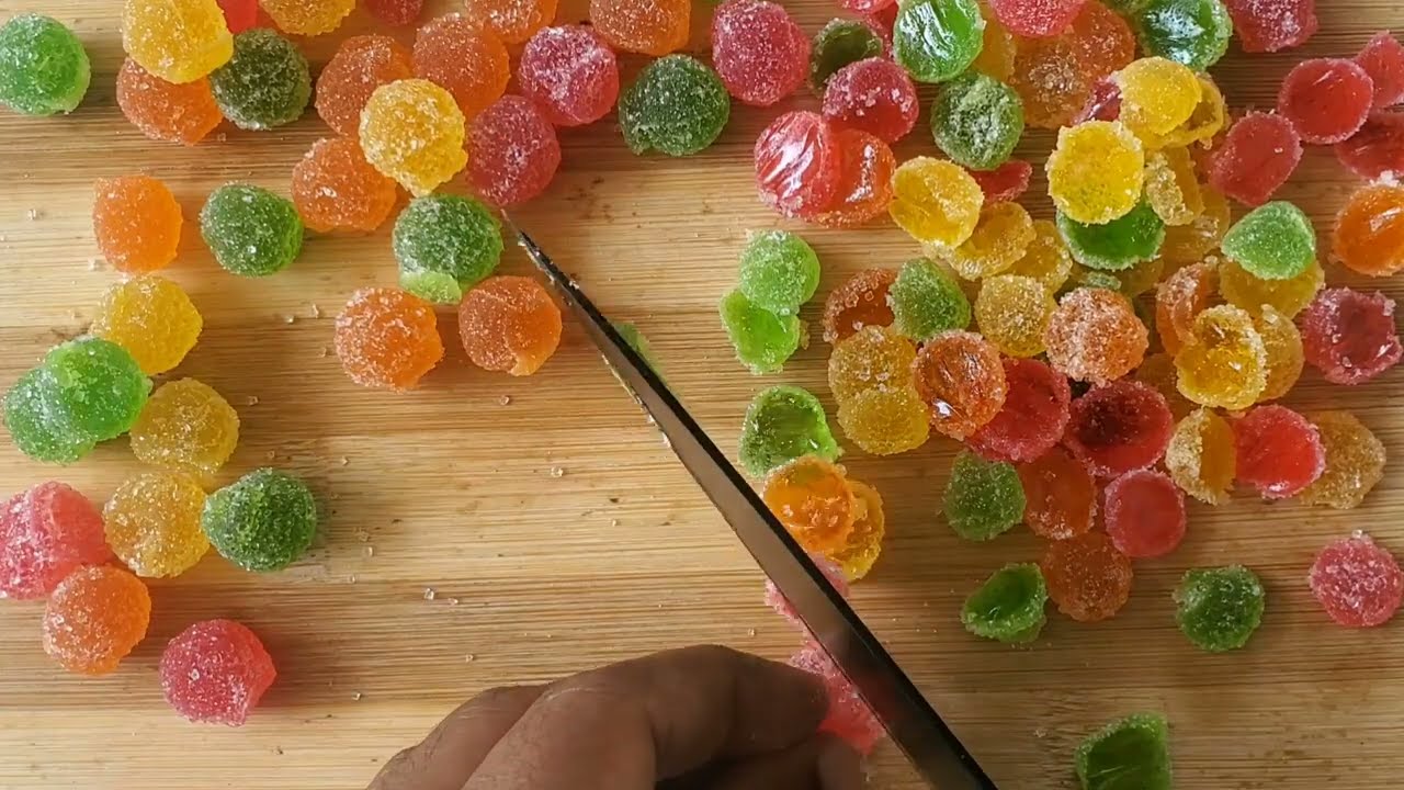 Jelly Candy Cutting| Unboxing Candies | Satisfying  video |Candy |ASMR