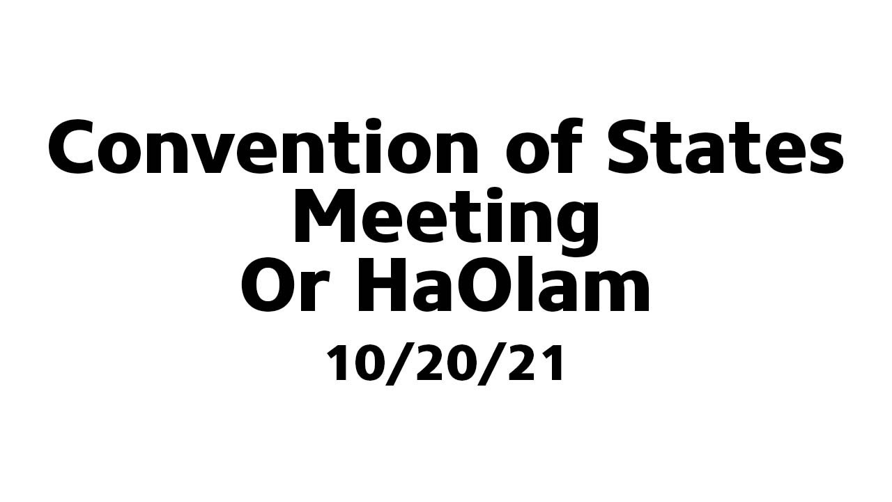 10/20/21 Convention of States
