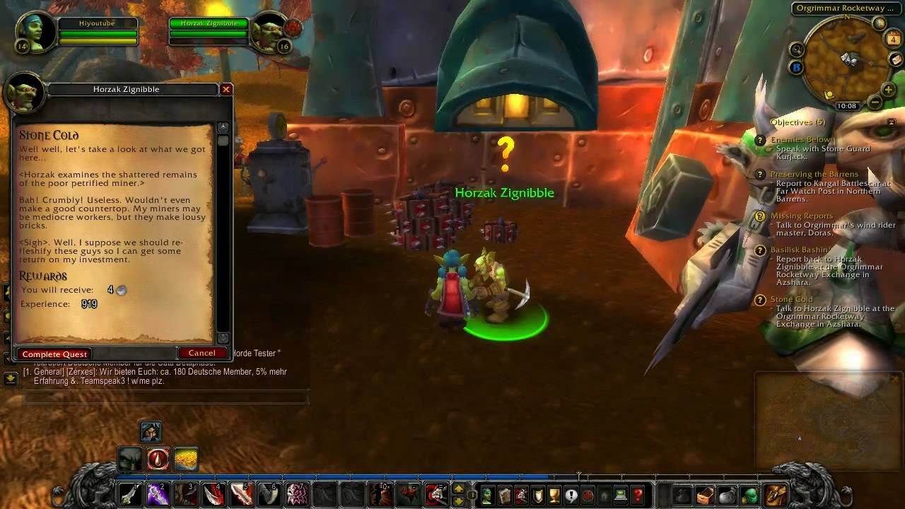 Руководство по WoW Cataclysm — прокачка гоблинов в Азшаре — часть 2