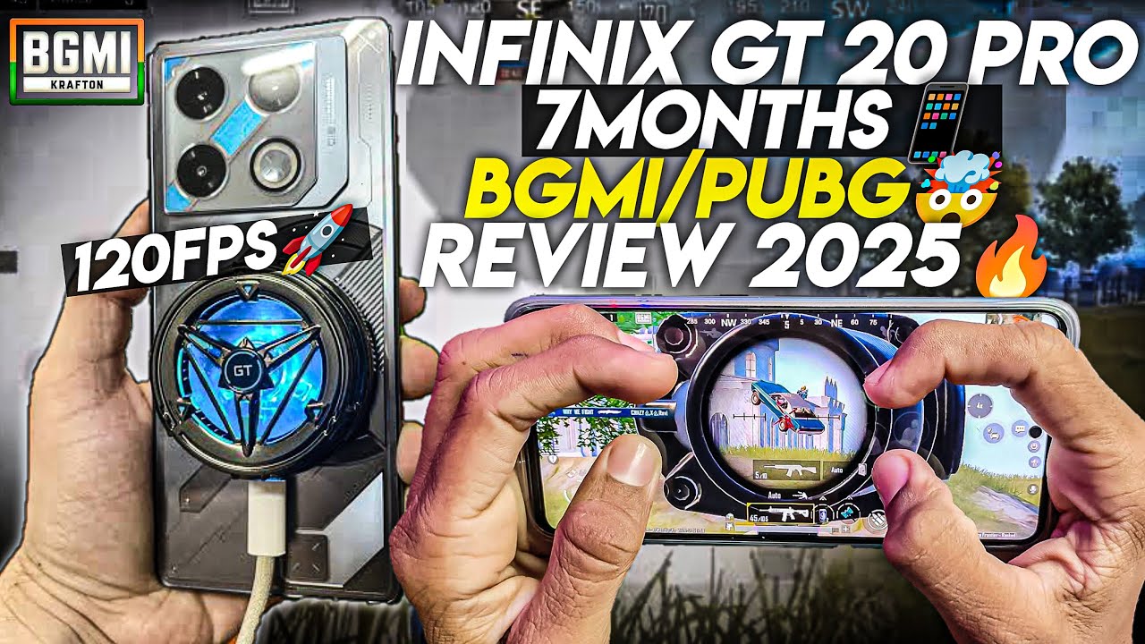 INFINIX GT 20 PRO 7 MONTHS BGMI/PUBG REVIEW 2025🔥•120FPS GAMING TEST😍• INFINIX GT 20 PRO BGMI TEST👀