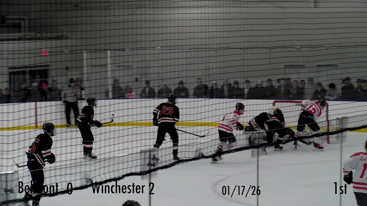 Belmont HS Boys Varsity Ice Hockey: Marauders vs Winchester Red & Black, 01/17/26