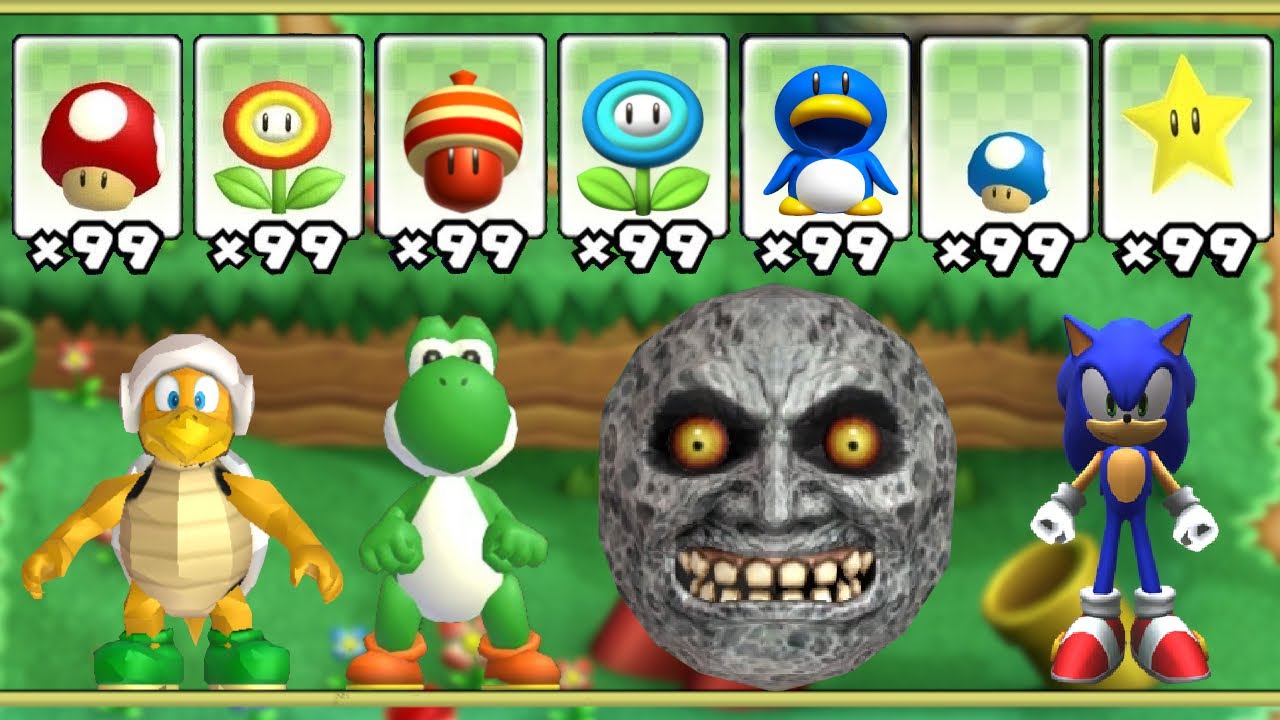 What happens when Different Characters uses Mario's Power-Ups?