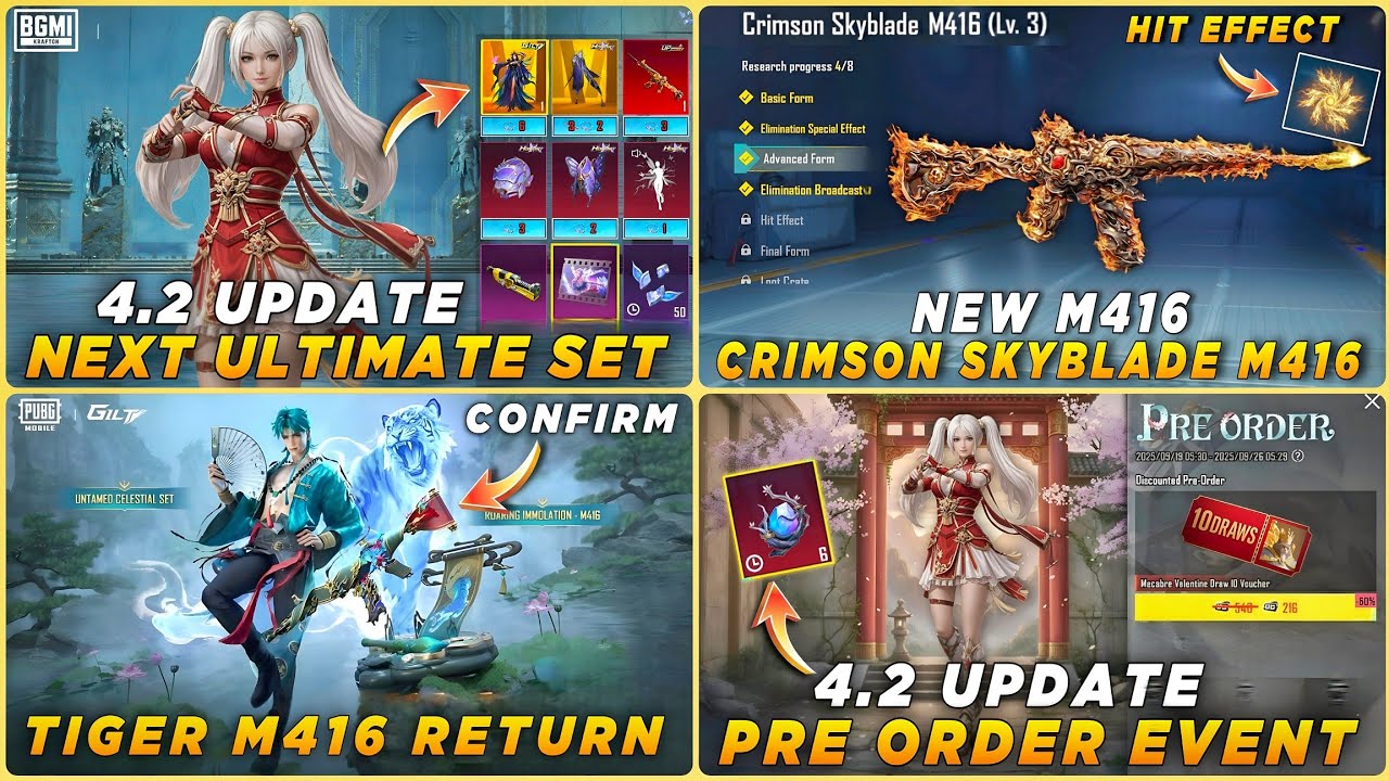🔴 NEXT BUBU ULTIMATE SET | NEW M416 SKIN CANCEL ❌| TIGER M416 RETURN BGMI | PRE ORDER EVENT CANCEL 🤬