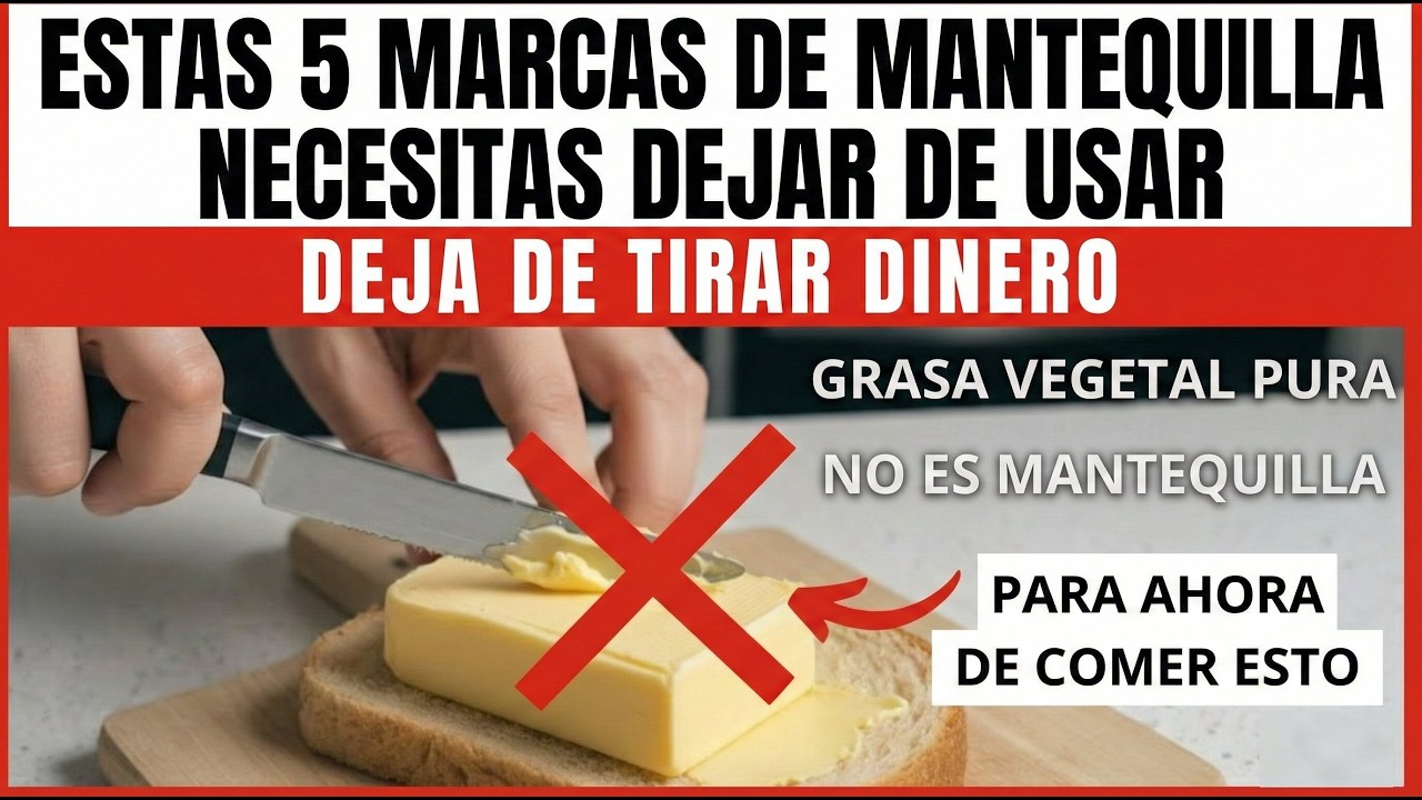 5 MARCAS de MANTEQUILLA que debes DEJAR de comprar (Sabor Falso)