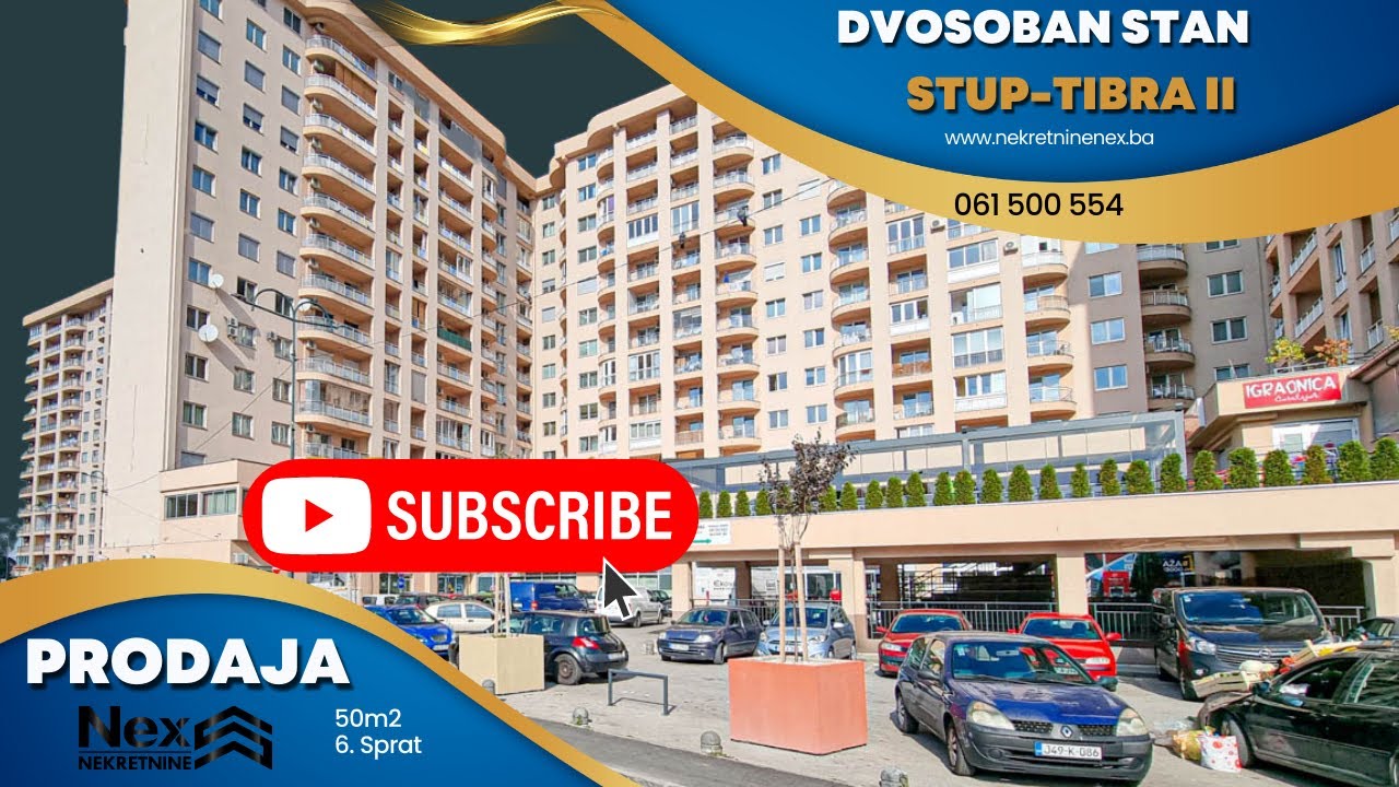 Lijep dvosoban stan Stup Tibra 50m2 PRODAJA