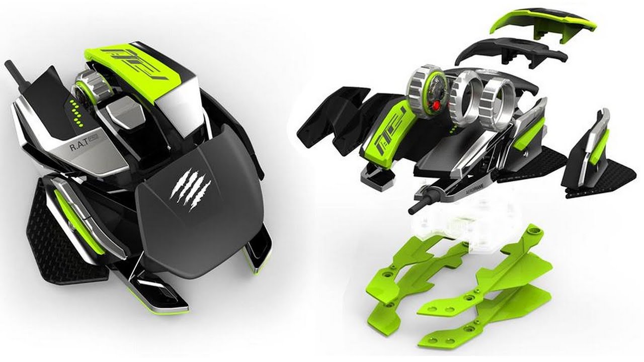 Mad Catz R.A.T. Pro X Over-Engineered Gaming Mouse - CES 2015