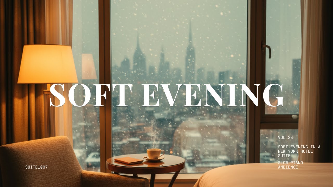 Soft Evening in a New York Hotel Suite • Soft Piano Lounge Playlist