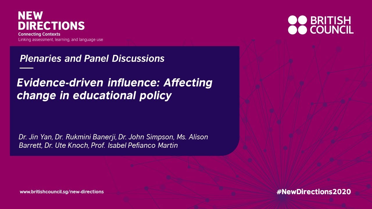 Evidence-driven influence: Affecting Change in Educational Policy