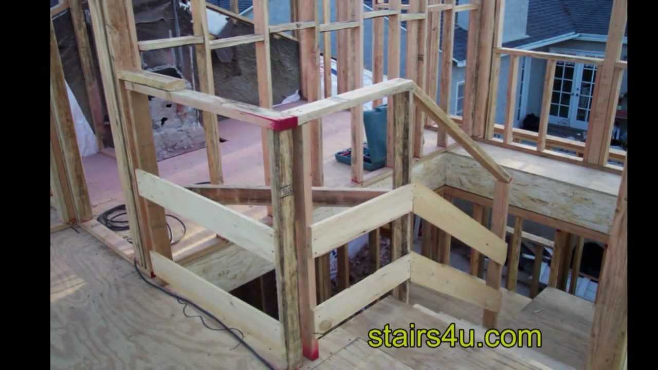 Contractor Secret For Building a Temporary Job Site Stair Safety Handrailing