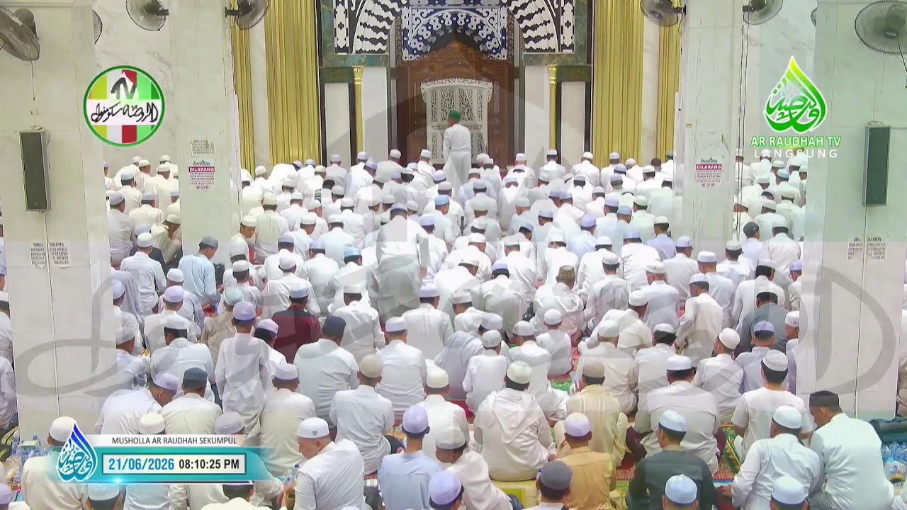 PEMBACAAN MAULID AL-HABSYI DI MUSHOLLA AR-RAUDHAH SEKUMPUL MTP KALSEL, MALAM SENIN TGL 21-06-2026