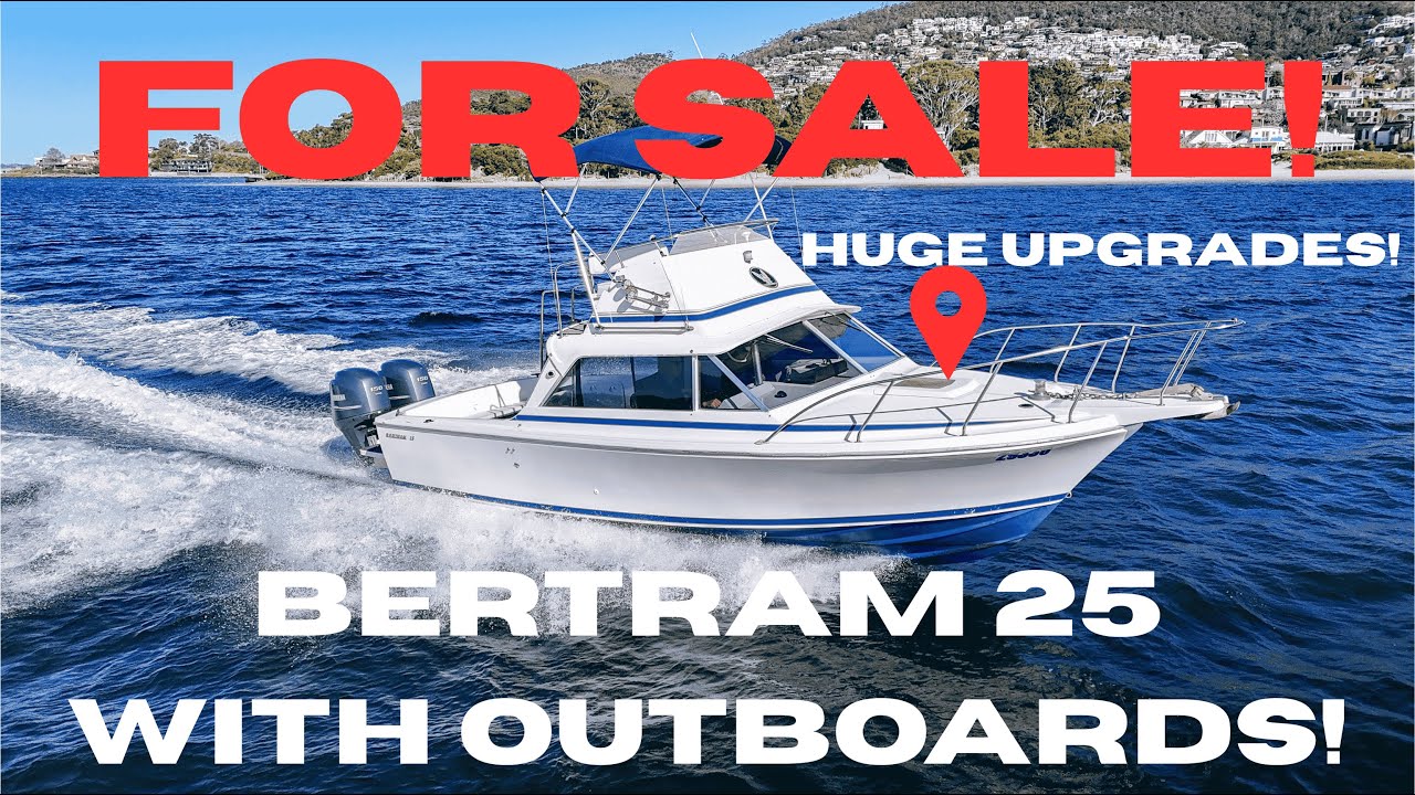 FOR SALE! Bertram 25 *HUGE UPGRADES* - Outboards AND MORE! 
