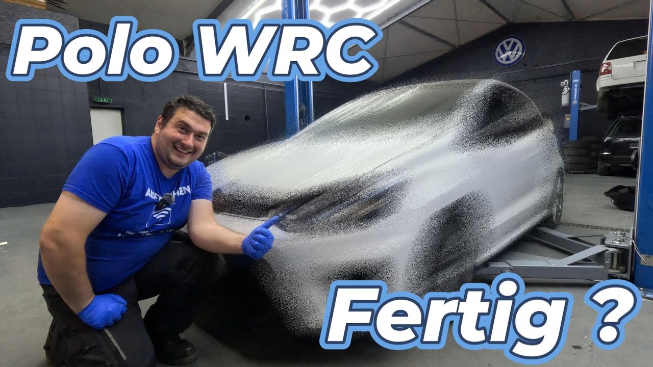 Wieder vollständig - Karosseriearbeiten am Polo WRC abgeschlossen