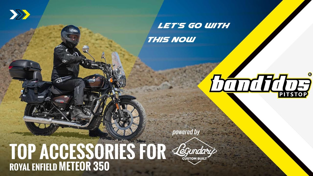 Accessories for RE Meteor 350 | Exclusively at Bandidos PITSTOP | Powered by Legundary Custom