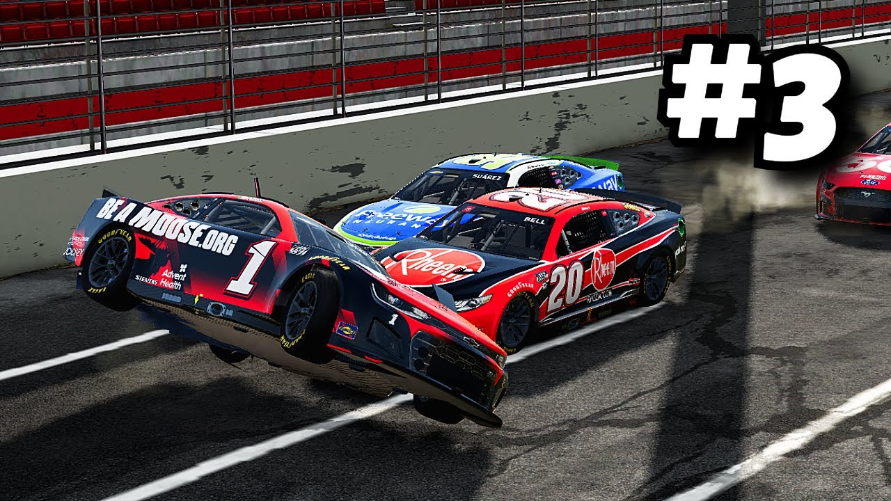 NASCAR Racing Crashes #3 | BeamNG Drive