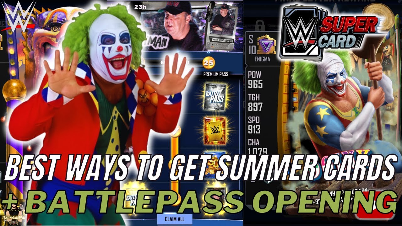 BEST WAYS TO GET THE NEW SUMMER CARDS & BEST METHODS FOR ATOMIC MODE! +BP OPENING! WWE Supercard S10