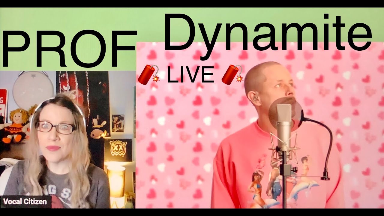 PROF - DYNAMITE (F*©K IT, WE'LL DO IT LIVE) REACTION
