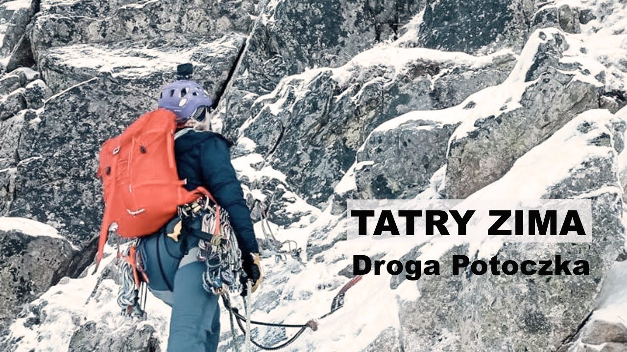 TATRY ZIMA - Droga Potoczka (wariant M4+/M5) (winter ascend) PL/ENG