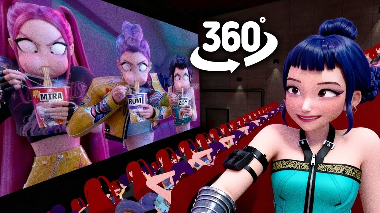 KPOP DEMON HUNTERS in Cinema Hall | 360&deg; VR Animation