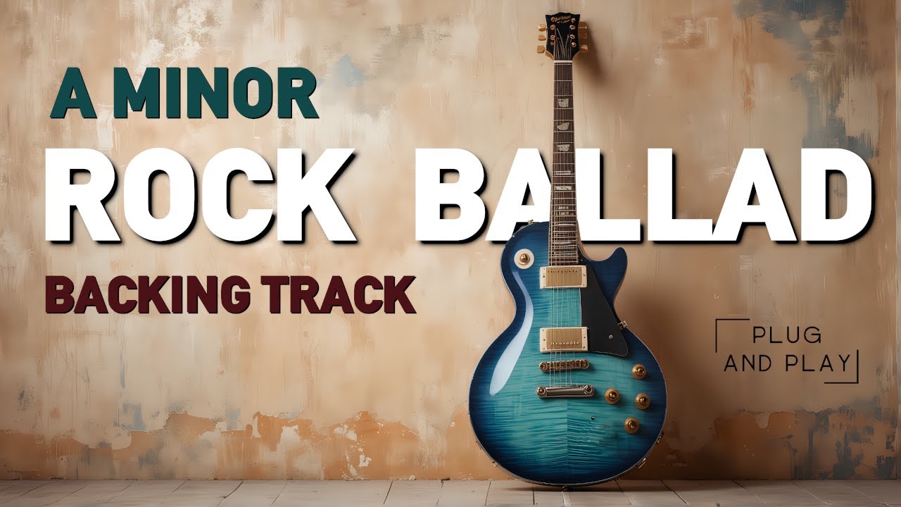 Rock Ballad Backing Track in A Minor