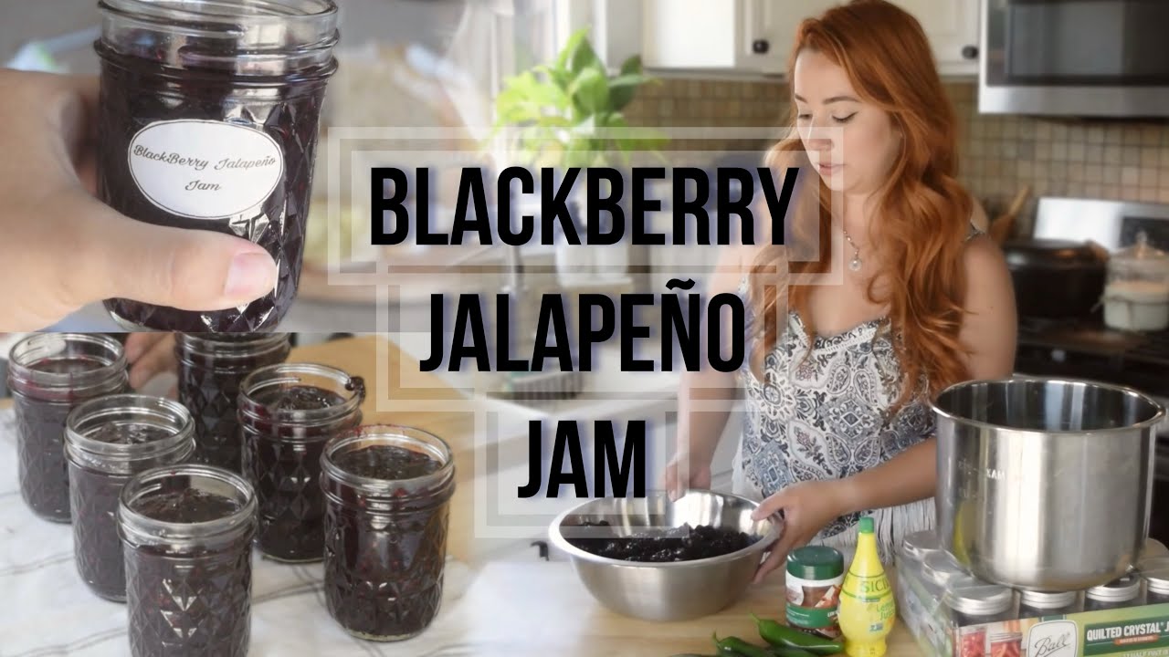 Small Batch Blackberry Jalapeno Jam Recipe | Homestead Preserving