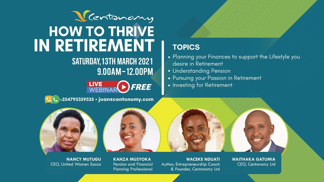 How to Thrive in Retirement  #Centonomy  #ThriveInRetirement  #WealthCreation